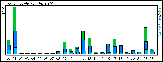 Hourly usage