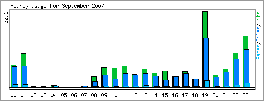 Hourly usage